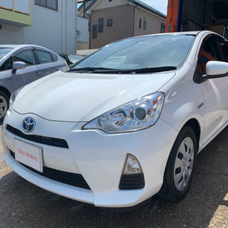 アクア白25年8万キロ総額税込み60万車検2年満タン付き はらっち 塩釜口のアクアの中古車 ジモティー