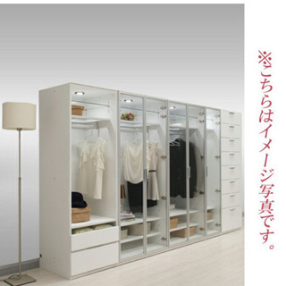 ワードローブ ガラス 洋服 収納 タンス 【公式通販】