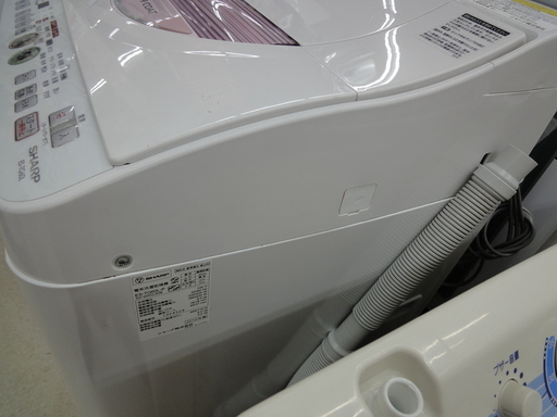 SHARP/シャープ 6.0kg 洗濯機 ES-TG60L-P 2013年製 ピンク 【ユーズドユーズ名古屋天白店】