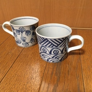 陶器のカップ　2個　150ml ほぼ新品