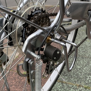 整備点検済み サイモト ギア付きオートライト 27インチ ママチャリ