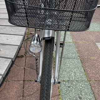 整備点検済み 27インチ ギア付きオートライト ママチャリ 中古美品！