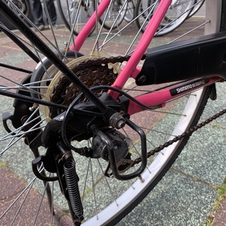 自転車 整備点検済み 27インチ ギア付きオートライト ママチャリ 中古 