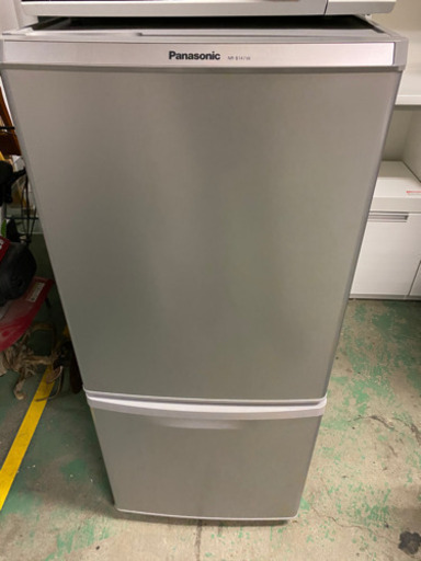 パナソニック 冷蔵庫 2D 2015年製 138L NR-B147W グレー シルバー 動作品