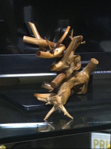 杜松の木で手作りしたヘラブナ用の万力です。