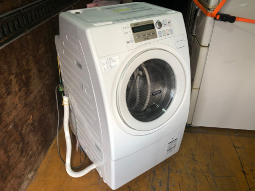 特価！！2013年製 AQUA  エアウォッシュα ななめドラム式洗濯乾燥機 9k洗！AQW-DJ6100-L 動作保証！！