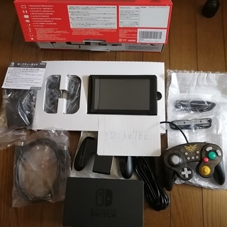 switch本体＋HORIパッド＋有線LANアダプター