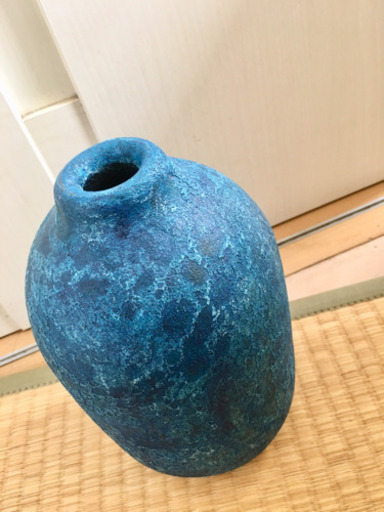 値下げしました 約センチのステキな青い花瓶 おもてなしbnb 大岡山のインテリア雑貨 小物 花瓶 の中古あげます 譲ります ジモティーで不用品の処分
