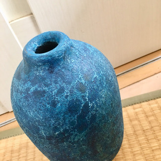 【値下げしました！】✳︎約20センチのステキな青い花瓶✳︎