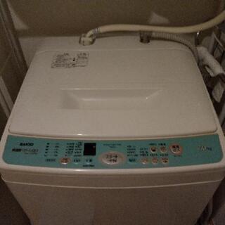 【終了】洗濯機　三洋電機　7kg　風呂水ポンプ付き