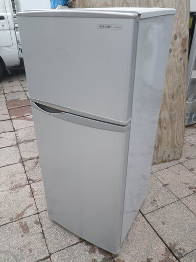 ■配達可■シャープ 2ドア 118L 冷凍冷蔵庫 SJ-H12W-S 2013年製