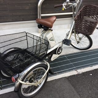 地域限定送料無料 パナソニック カロヤカライフ 三輪車 新基準 13,2AH