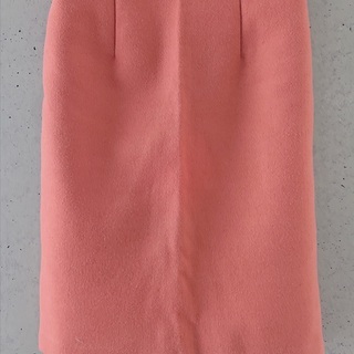 ピンク★コクーンひざ丈スカート