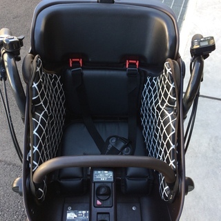 地域限定　パナソニック　ギュットミニ　三人乗り　子供乗せ　新基準　16AH　茶　キッスミニ　アンジェリーノ　神戸市　電動自転車 