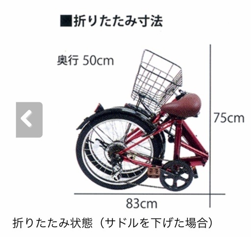 【MARUISHI】(丸石サイクル) ロキシー 20型カゴ付き折りたたみ自転車