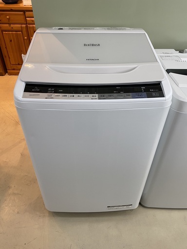 洗濯機 日立 HITACHI BW-V70A 2017年製 7.0kg 中古品