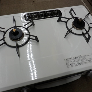 LPガステーブル 両側標準火力バーナー 2018年製 リンナイ ホワロ