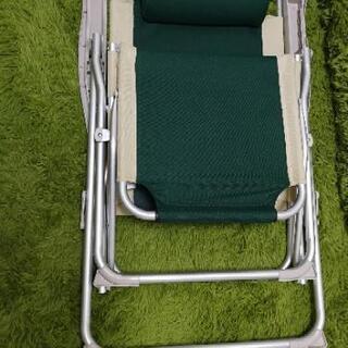 新品　未使用　ロゴス　リクライニングチェア2脚セット