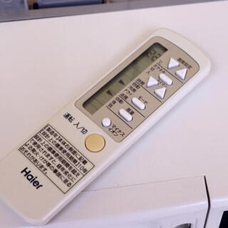 Haier ハイアール 2017年製 冷房専用 窓用エアコン JA-16R 1.6kw AC100V リモコン 窓枠付 5～6畳