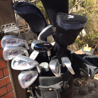 ゴルフセット、バッグ付き