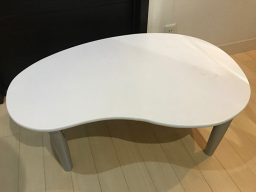 豆型折りたたみ式ローテーブル白 Mai 五反野のテーブル 座卓 ローテーブル の中古あげます 譲ります ジモティーで不用品の処分