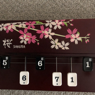 スズキ大正琴桜　調律器　ピック付き