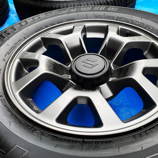 195/80R15 新型ジムニーシエラ JB74W 純正アルミホイール＋タイヤ 4本セット ヤマト便着払い発送 JB74 ジムニーシエラ ホイール JB64 195⁄80R15 1本 スペア 新型