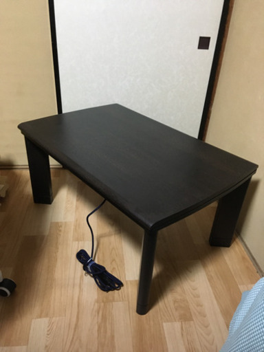 高さ調整可 コタツ 茶