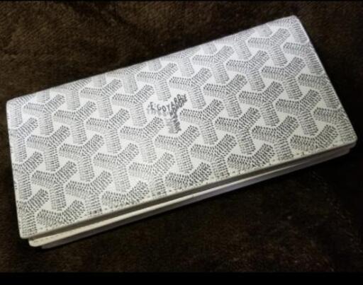 GOYARD|ゴヤール財布 二つ折り長財布 GOYARD/白