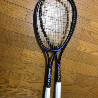 軟式テニスラケット2本