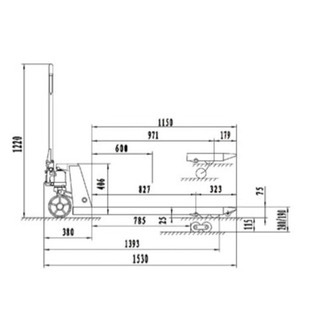 ハンドパレット　HP-2000 中古品　関東圏内無料で直接お届け可能