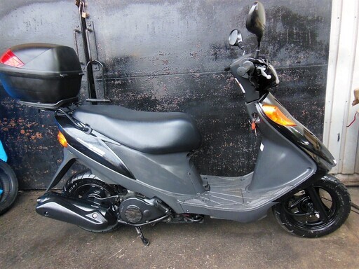 SUZUKI アドレスV125 ブラック　通勤快速仕様BOX付 セル始動 軽整備済 すぐ乗り出せます 登録後乗り帰り 直接積んで持ち帰り可　配送手配可