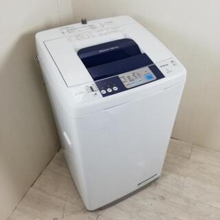 中古 7.0kg 全自動洗濯機 ピュアホワイト 送風乾燥機能 日...