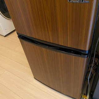 新品同様　冷蔵庫　木目 新品同様 冷蔵庫 木目
