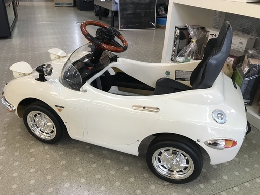 ミズタニ 電動バッテリーカー TOYOTA2000GT ホワイト TGT-B ラッピング対象外】トヨタ(TOYOTA) 2000GT 電動 バッテリーカー