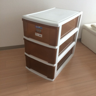 大至急 引越し処分 衣装ケース引き出し3段押入れ収納にも Riviera 北２４条の収納家具 収納ケース の中古あげます 譲ります ジモティーで不用品の処分