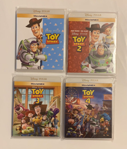 トイストーリーブルーレイ＋純正ケース2作品セット