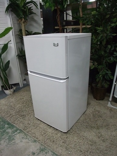 ■R1797) ハイアール 2ドア冷凍冷蔵庫　106L　JR-N106K-W 2016年製! 冷蔵庫 店頭取引大歓迎♪