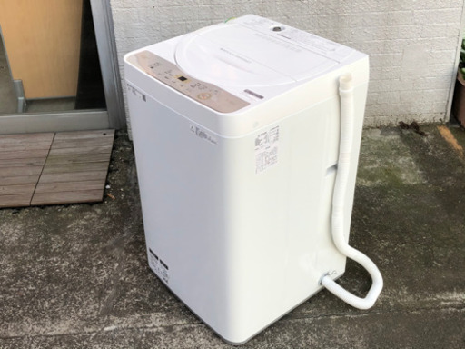 SHARP 全自動電気洗濯機 ES-GE5C-W 5.5kg 2019年製