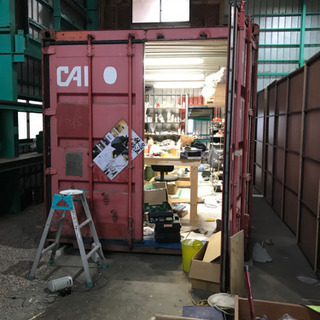 20フィート海上コンテナ 扉、LED照明換気扇付き