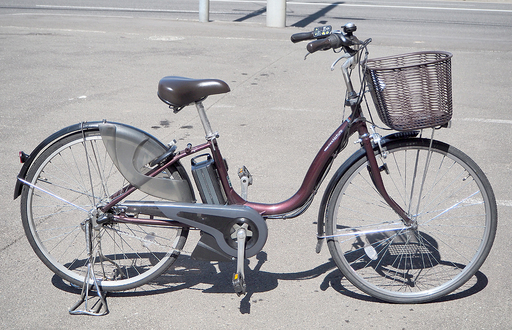 引き取り歓迎　ヤマハ  電動アシスト自転車　PAS ナチュラ　26インチ 　バッテリー 8.7Ah・充電器付