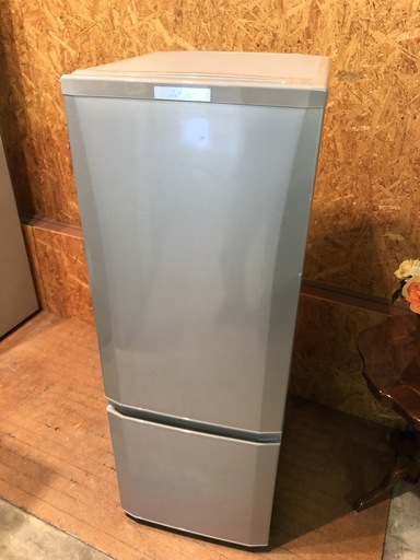 【管理KRR164】MITSUBISHI 2017年 MR-P17C 168L 2ドア冷凍冷蔵庫
