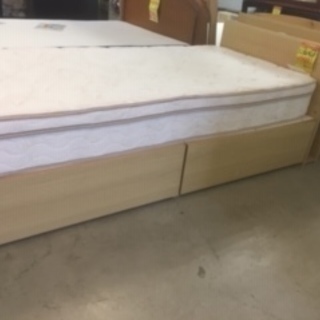 ＩＤ：Ｇ920280　マット付シングルベッド（収納付） ID：G920280 マット付シングルベッド（収納付）