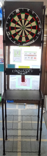 ダーツボード＆ダーツスタンド＆スローライン セット ダーツホルダー付き ブリッスルダーツボード ハードボード TRiNiDAD DYNASTY CAMEO トリニダード ダイナスティー カメオ 札幌市 平岸
