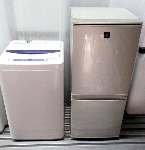 配達設置 生活家電セット　冷蔵庫　プラズマクラスター　洗濯機　5キロ