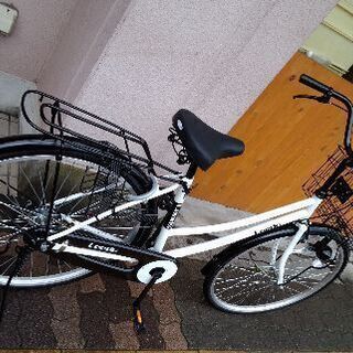 Leeds 26吋ファミリーサイクル シングル/ホワイトｘブラック (自転車工房としくら)  鴫野のその他の中古あげます・譲ります｜ジモティーで不用品の処分