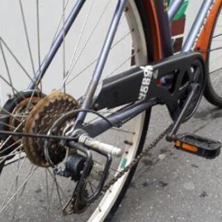 自転車　6段変速　uber eats可