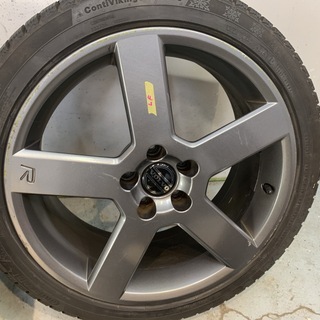 ボルボV70R（II）18インチ純正ホイール＆スタットレスタイヤセット