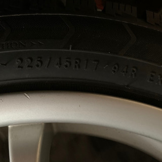 車のパーツ BMW△純正ホイール！ホイル！タイヤ付き！225/45R17！