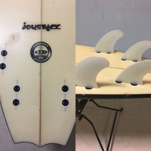 DROPOUT ドロップアウトサーフボード フィン付き 送料込み！70～80年代